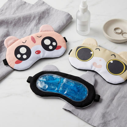 Cooling Sleep Mask Eye Cover – Light Blocking Cartoon Night Mask