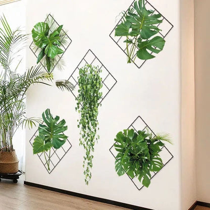 3D Grass Leaf Wall Sticker – Waterproof Indoor Decor