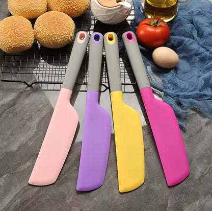 Heat Resistant Silicone Baking Spatula – Non Stick Mixing Scraper
