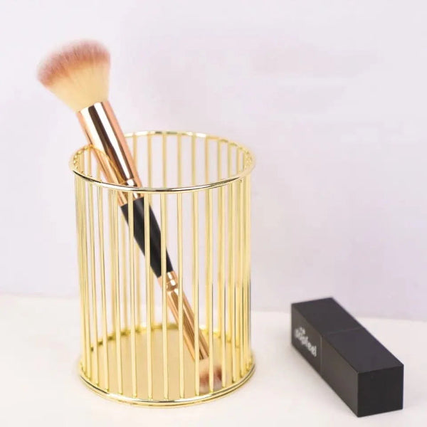 Iron Mesh Pen and Brush Holder