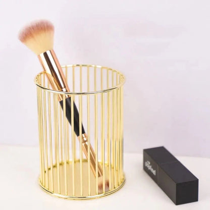 Iron Mesh Pen and Brush Holder
