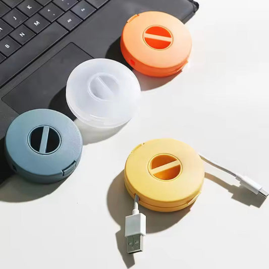 Pack of 3 Rotating Cable Storage Boxes