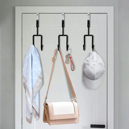 Double Door Hook Hanger with Soft Rubber ( 1pc )