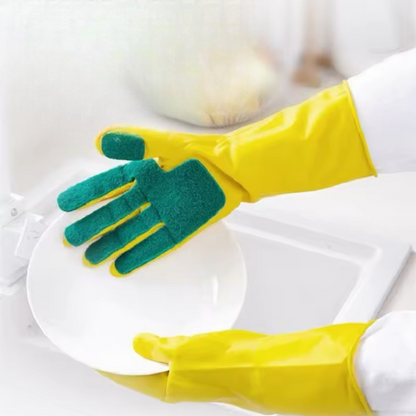 Reusable Silicone Dish Washing Gloves ( 1 Pair )