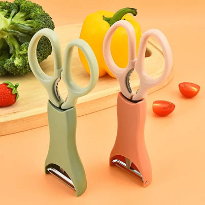 3-in-1 Kitchen Scissors and Peeler Set