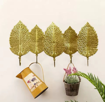Metal Leaf Wall Hook – Multipurpose Key Hanger Rack