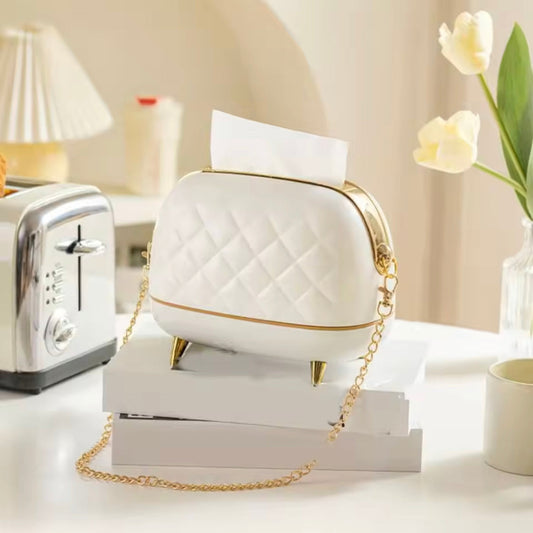 Handbag Style Tissue Box for Living Room