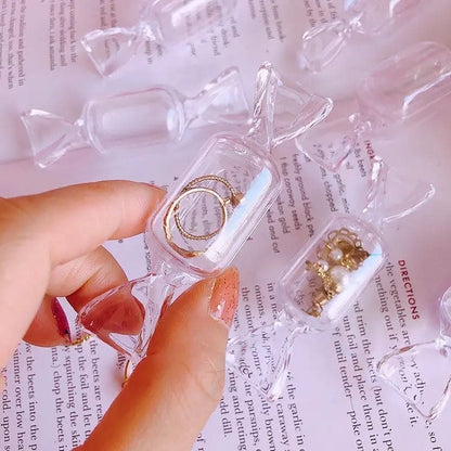 Candy Shaped Mini Jewelry Storage Organizer (Pack of 10)