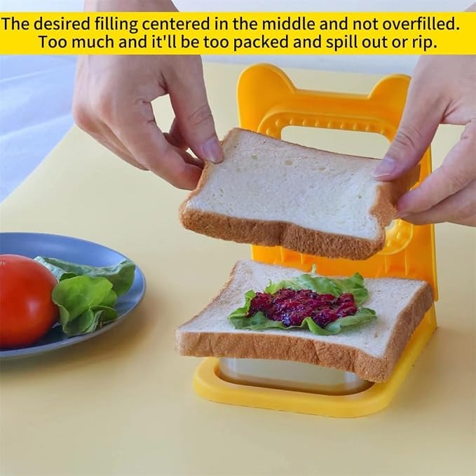 Fun sandwich cutter for homemade lunchbox sandwiches