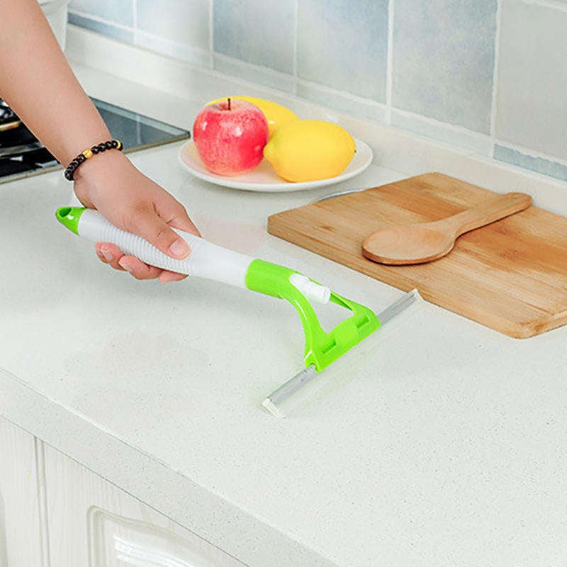 2-in-1 Window Cleaner with Spray Bottle | Glass Wiper & Squeegee – Runstore.pk