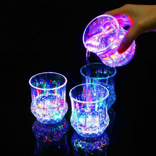 Lighting Platinum Cup Led Flashing Water Inductive Rainbow Color Cup - 1Pc