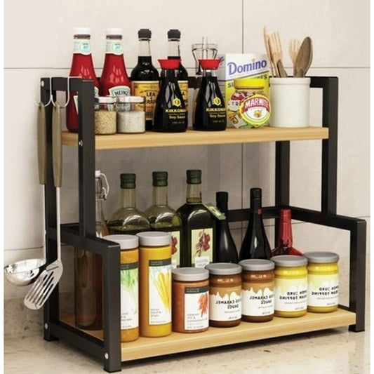 Stainless Steel Counter-tops Kitchen Storage Shelf