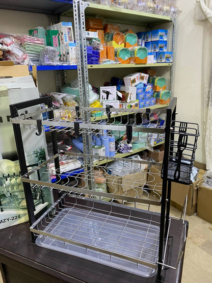 All-in-One Dish Rack with Cutlery Holder