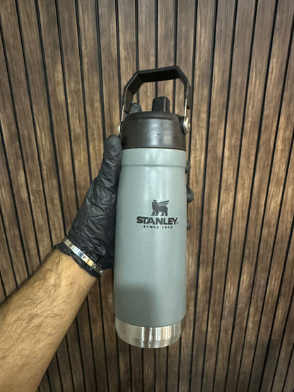 Stanley 650ml Stainless Steel Straw Cup Water Bottle Portable