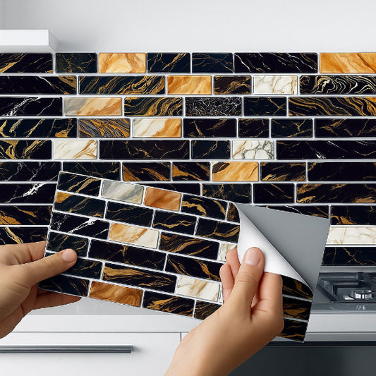 24 Pcs Colorful Mosaic Tile Stickers