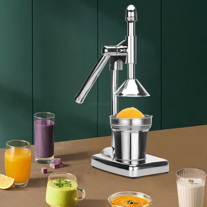 Manual Stainless Steel Citrus Juicer | Hand Fruit Juice Squeezer – Runstore.pk