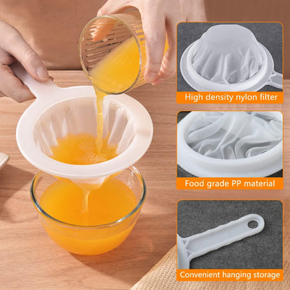 Reusable Fine Nylon Kitchen Mesh Filter