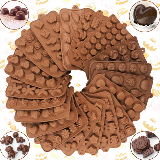 3D Non-Stick Silicone Chocolate Mold for Candy Making 1Pc
