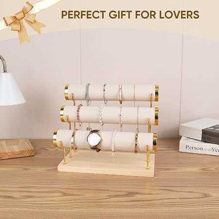 Premium velvet bracelet holder for home and retail display