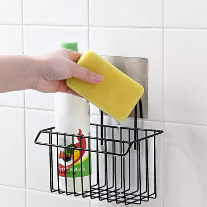 Metal Sponge Holder with Towel Stand