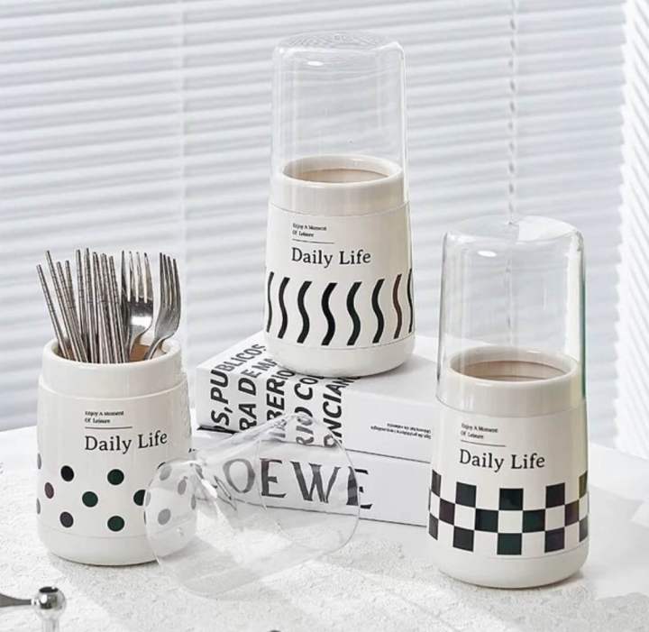 Multifunction Tableware Organizer – Drawer Cutlery Holder with Cover