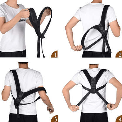 Adjustable Posture Corrector Belt for Back & Shoulder Support