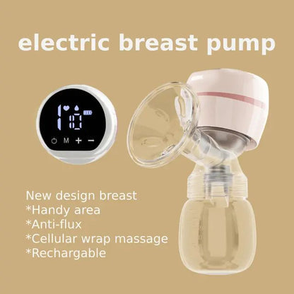 Rechargeable Wireless Electric Breast Pump 160ml with High Suction
