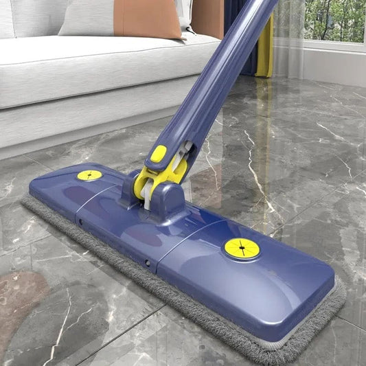 Wet and dry 360° floor mop for home kitchen and bathroom cleaning