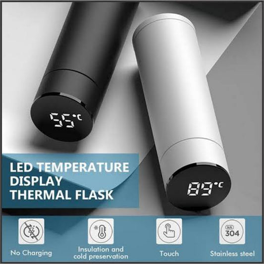 Stainless Steel Led Temperature Water Bottle
