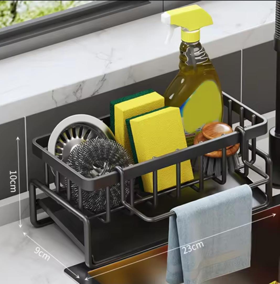 Stainless Steel Sink Organizer and Sponge Holder