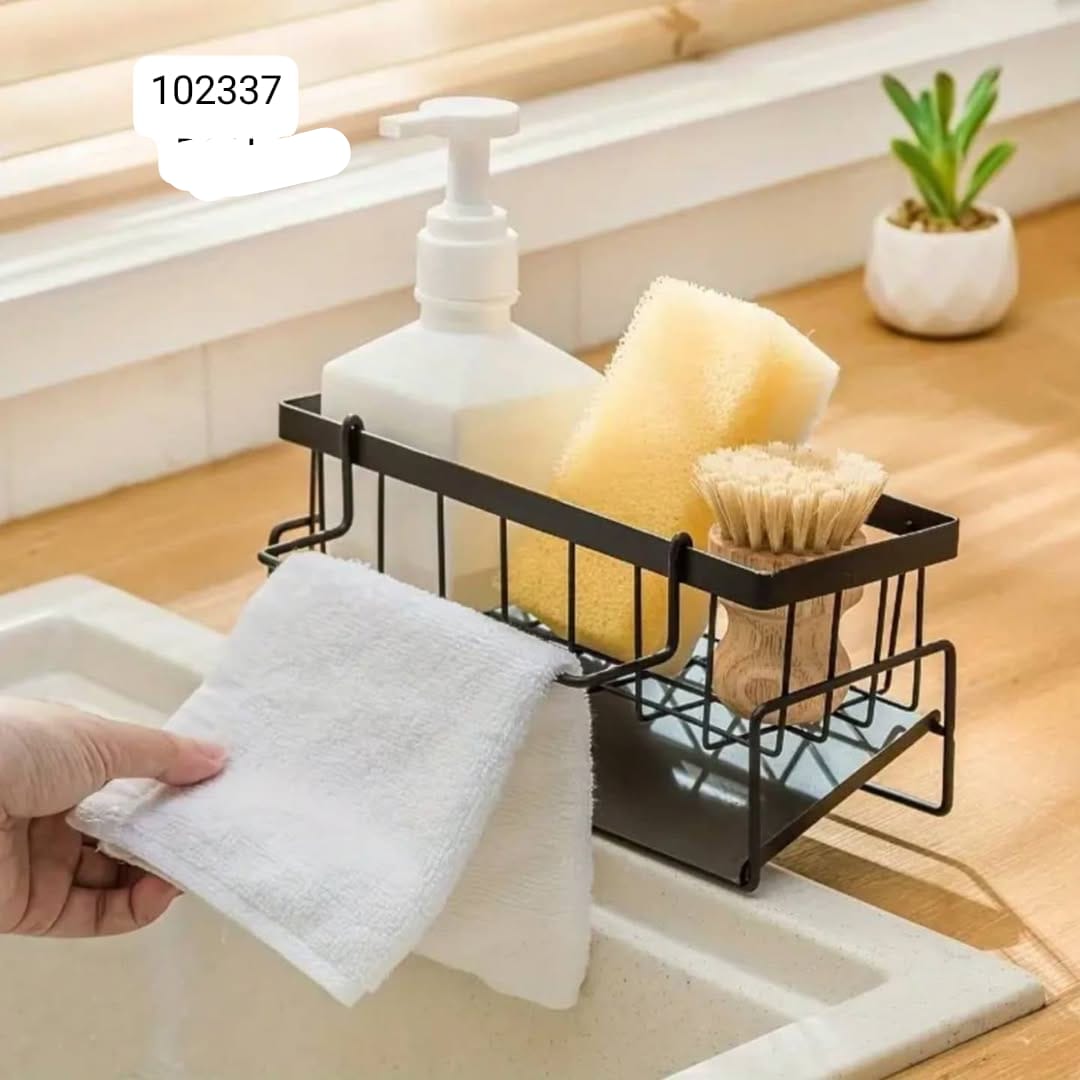 Stainless Steel Sink Organizer and Sponge Holder