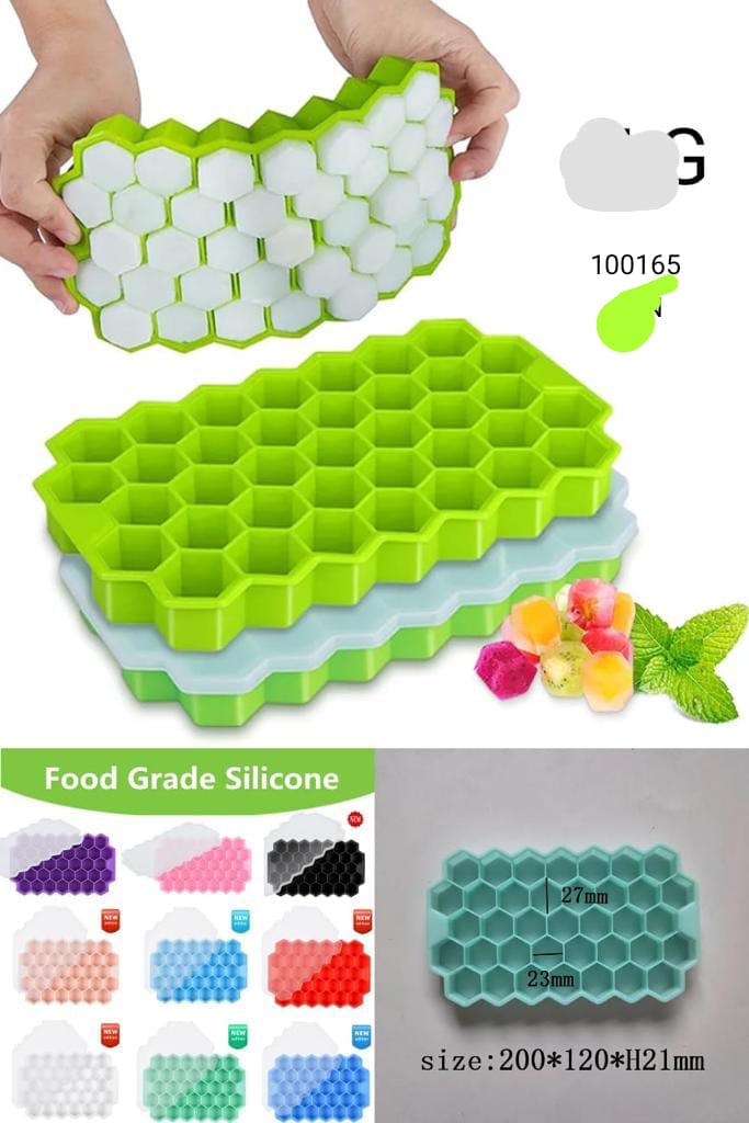 Reusable Silicone Ice Cube Tray BPA-Free Mold