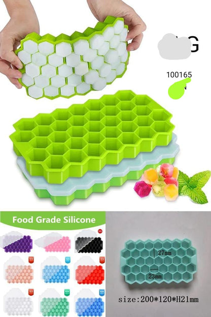 Reusable Silicone Ice Cube Tray BPA-Free Mold