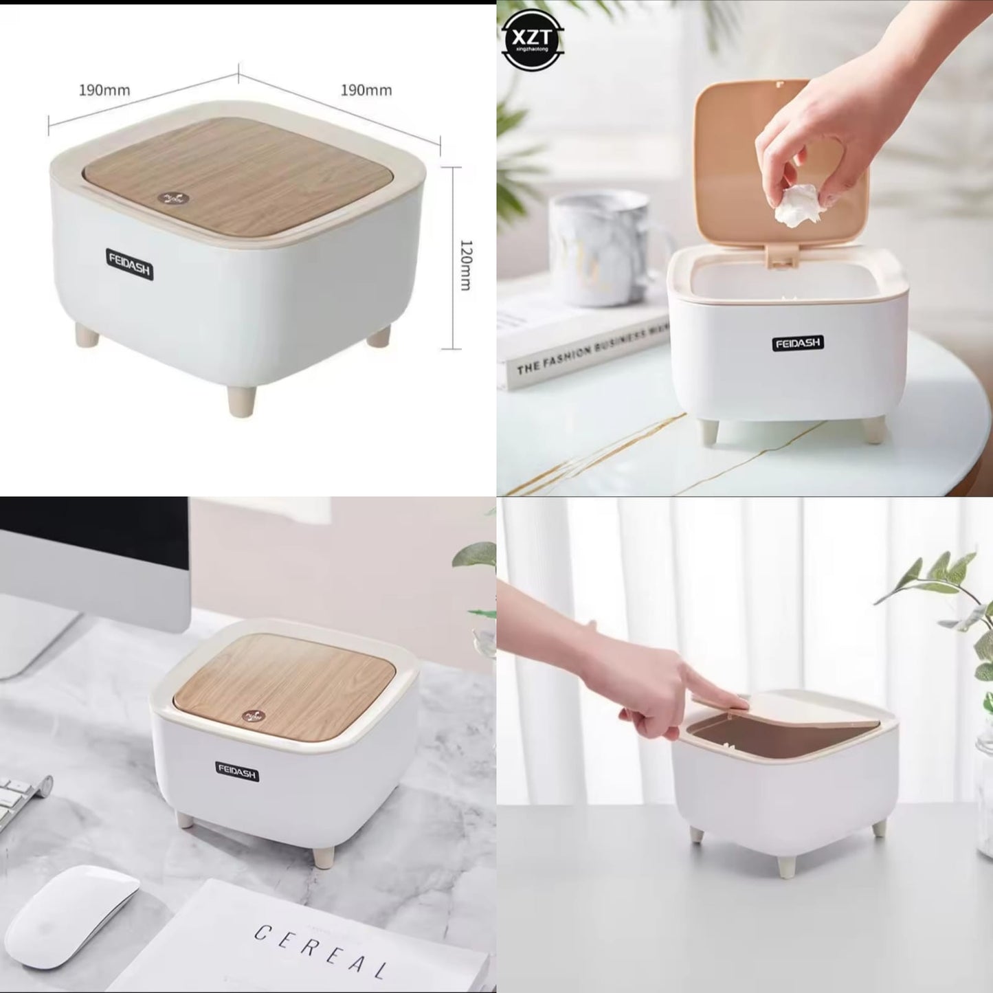 Heavy Quality Mini Desktop Trash Bin