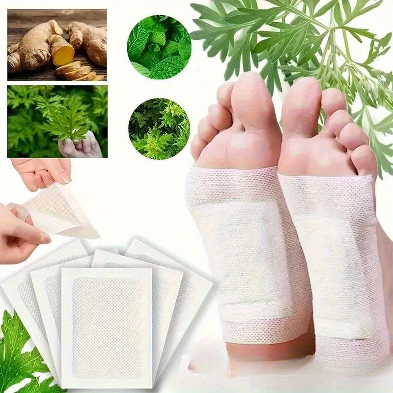 Natural Herbal Detox Foot Patches Pads ( Pack of 10 )