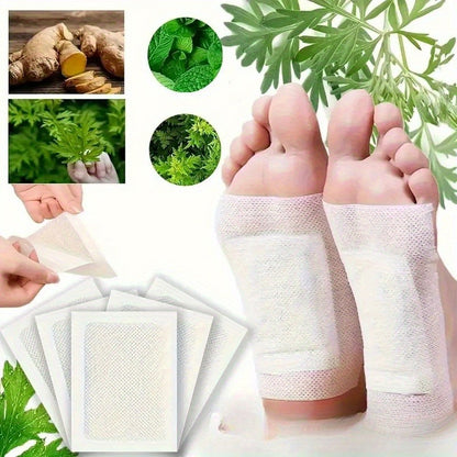 Natural Herbal Detox Foot Patches Pads ( Pack of 10 )