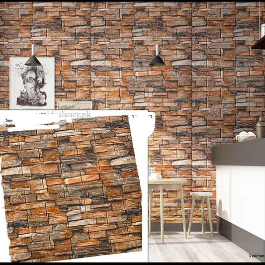 3D Brick Wall Sticker Foam Panel