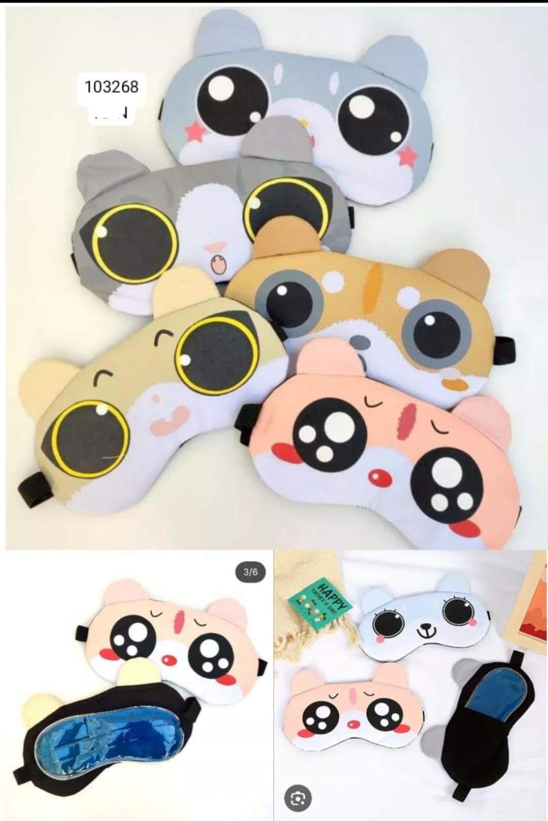 Cooling Sleep Mask Eye Cover – Light Blocking Cartoon Night Mask