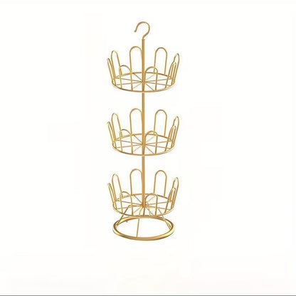 Rotating Multi-Layer Shoe Rack Organizer | Floor Standing Storage Stand
