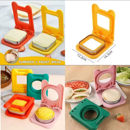 Stainless Steel Sandwich Cutter & Sealer for Kids Fun Lunch Maker