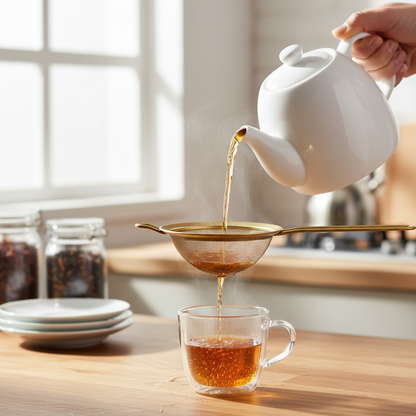 Stainless Steel Tea Strainer – Fine Mesh Tea Filter