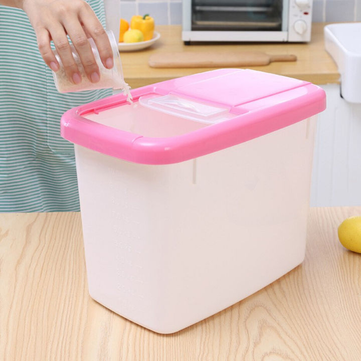 10Kg Airtight Rice Storage Container Bin Dispenser
