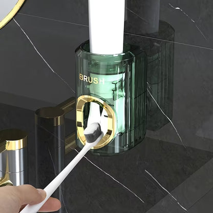 automatic toothpaste dispenser wall mount for bathroom