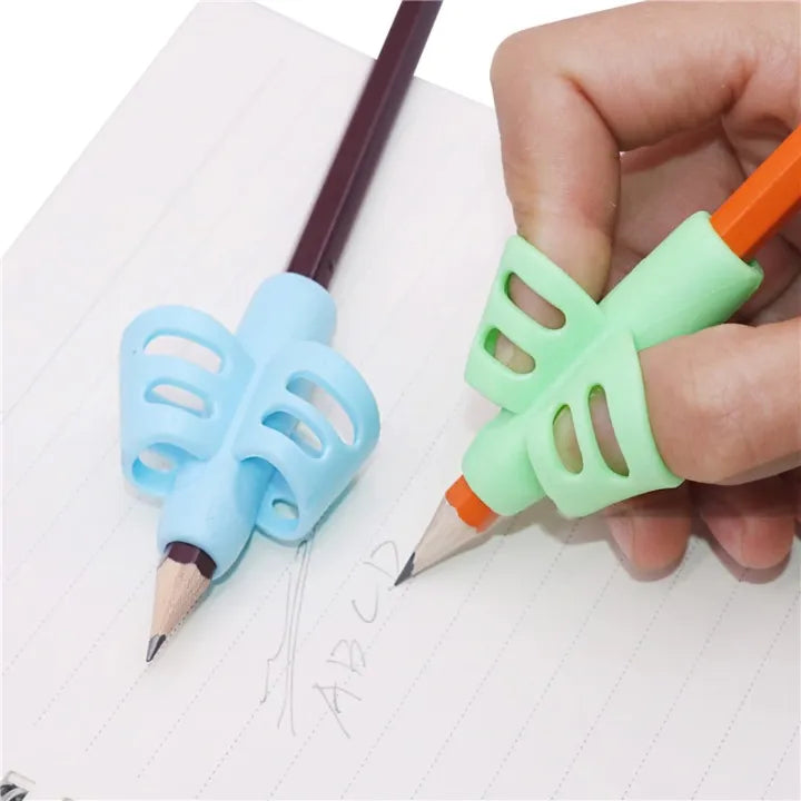 Children's Silicone Pencil Grip for Correct Writing Posture (2PCS)