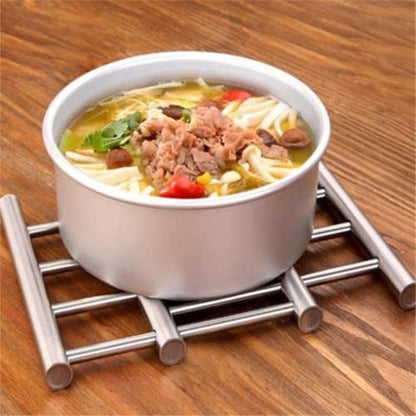 Expandable Stainless Steel Hot Pot Rack – Heat Mat