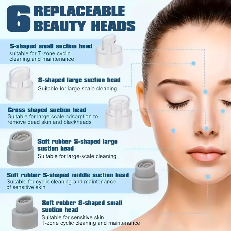 Portable Electric Blackhead Remover | USB Pore Vacuum Cleaner