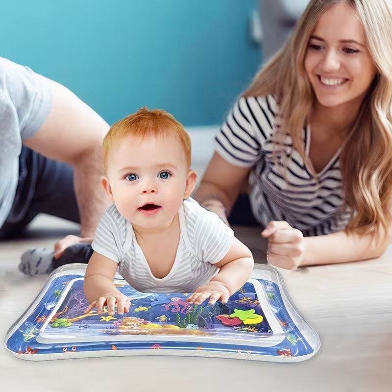 Inflatable Baby Water Play Mat – Sensory Crawling Activity Playmat for Infants & Toddlers