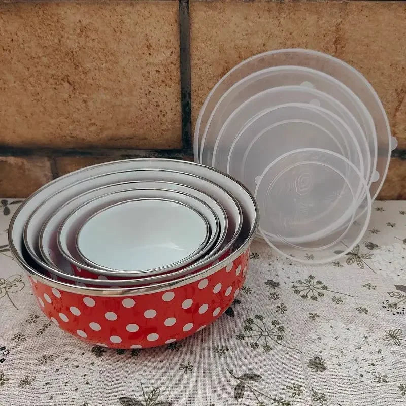 5Pcs Tam Cheeni Bowl Set with Lids – Random Colors