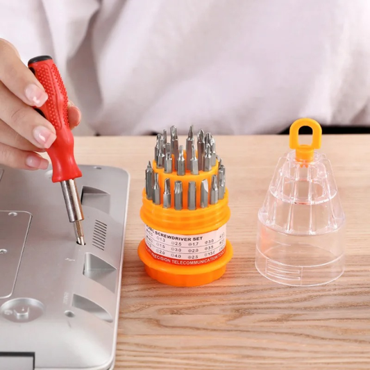 31-in-1 Precision Screwdriver Repair Tool Kit for Electronics & Gadgets