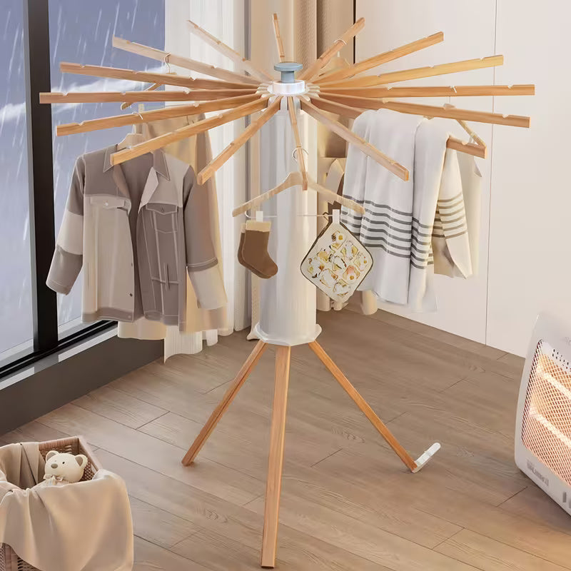 Octopus Folding Clothes Drying Rack –  Aluminum Space Saving Laundry Stand